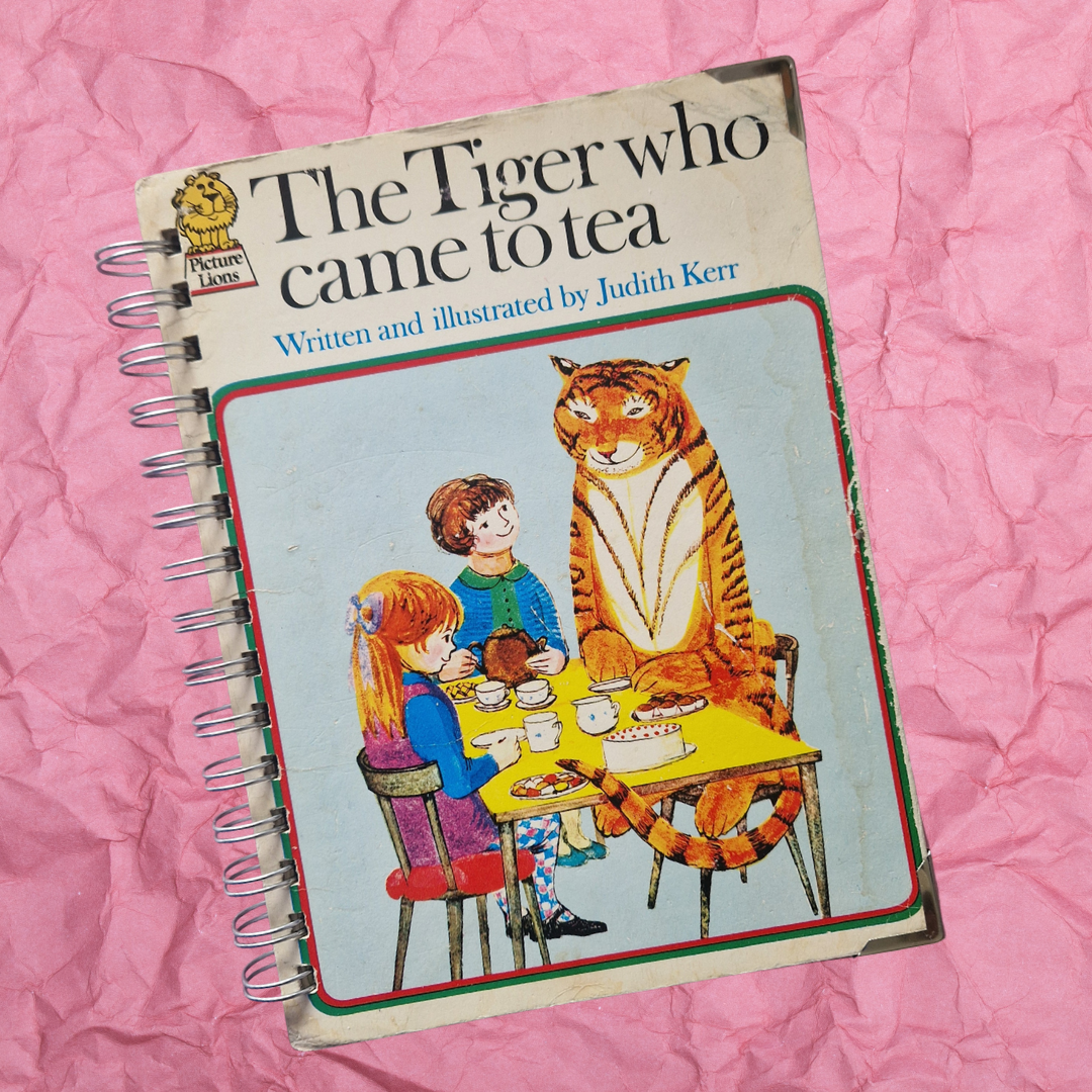 The Tiger Who Came to Tea recycled Notebook